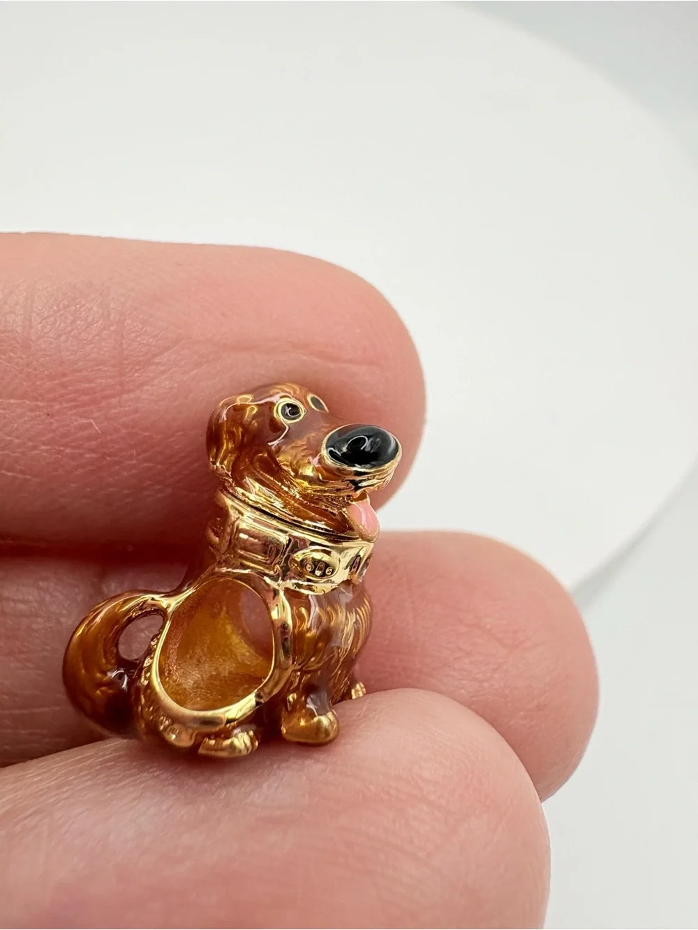 Pandora Disney Pixar Up Dug 14k gold-plated Charm